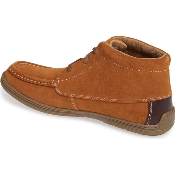Minnetonka Griffon Chukka Boot In Chestnut Suede - Picture 2 of 6